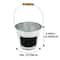 ArtSkills® Large Galvanized Metal Bucket with Chalkboard Panel, 3ct.